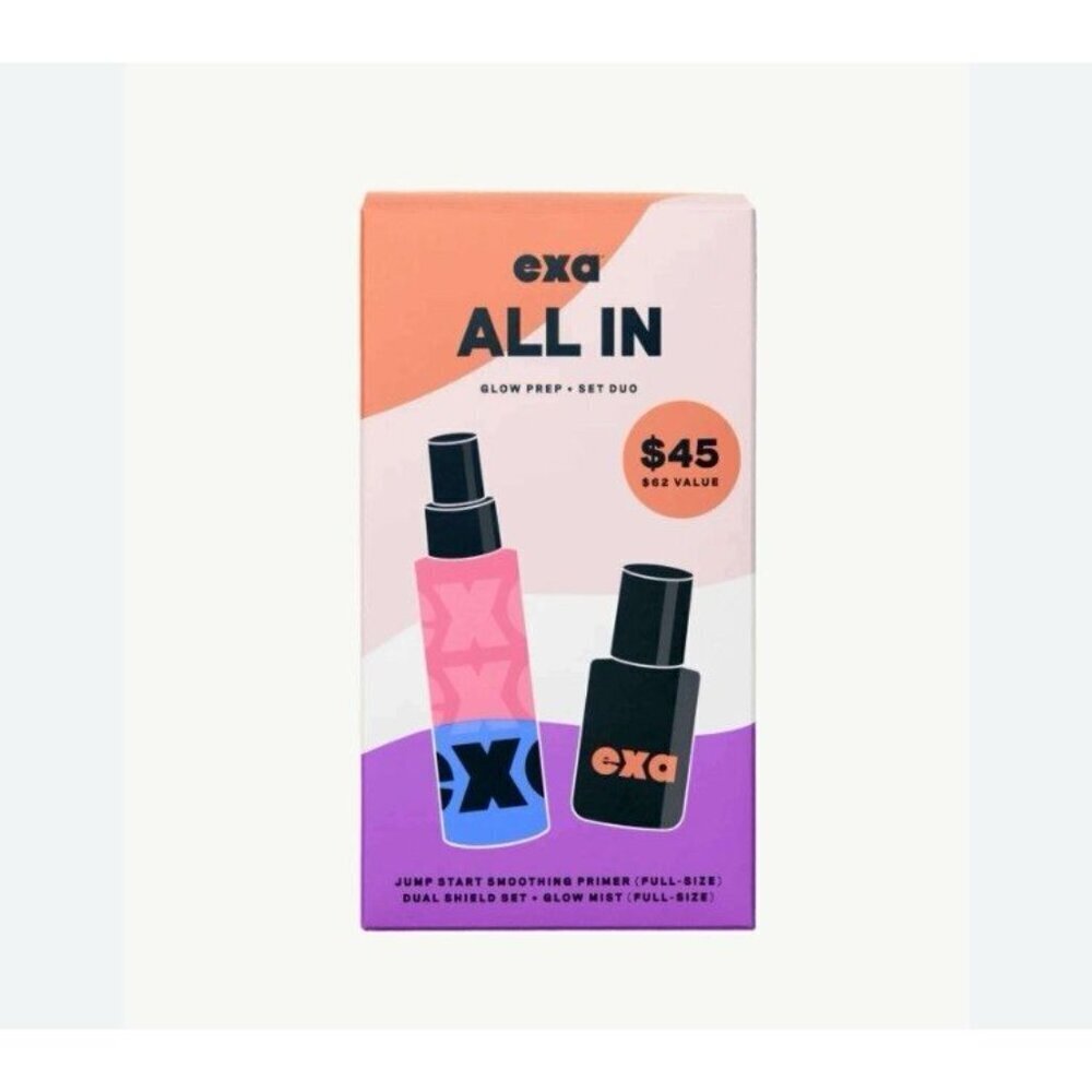 Exa All In Jump Start Smoothing Primer & Glow Mist. New In Box - Picture 3 of 3